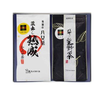 “Kuradashi Aged Kabusecha / Hoshino” Yame 2 bags Sencha Green Tea Gift Set [ 蔵出し熟成 かぶせ茶 / 八女の星野茶 ] 八女茶 2袋 ギフトセット