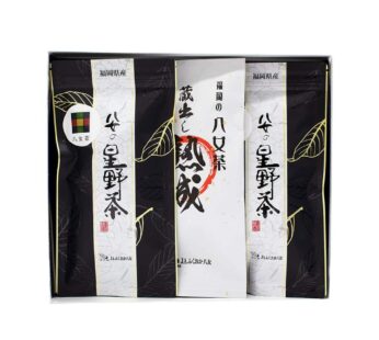 “Kuradashi Aged Kabusecha / Hoshino” Yame 3 bags Sencha Green Tea Gift Set [ 蔵出し熟成 かぶせ茶 / 星野茶 ] 八女茶 3袋 煎茶 緑茶 ギフトセット