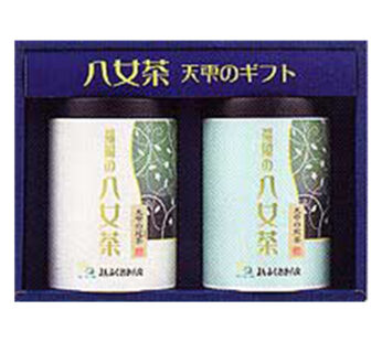 [Yame Tea Ama Shizuku Gift] Kabusecha 100g / Sencha 100g Tea Caddy [ 八女茶 天雫のギフト] 冠茶100g / 煎茶 100g 茶筒