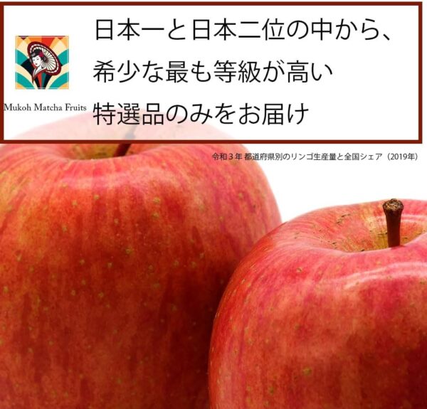 高級 大玉 サンふじ りんご 林檎 Japanese expensive apple gift 4